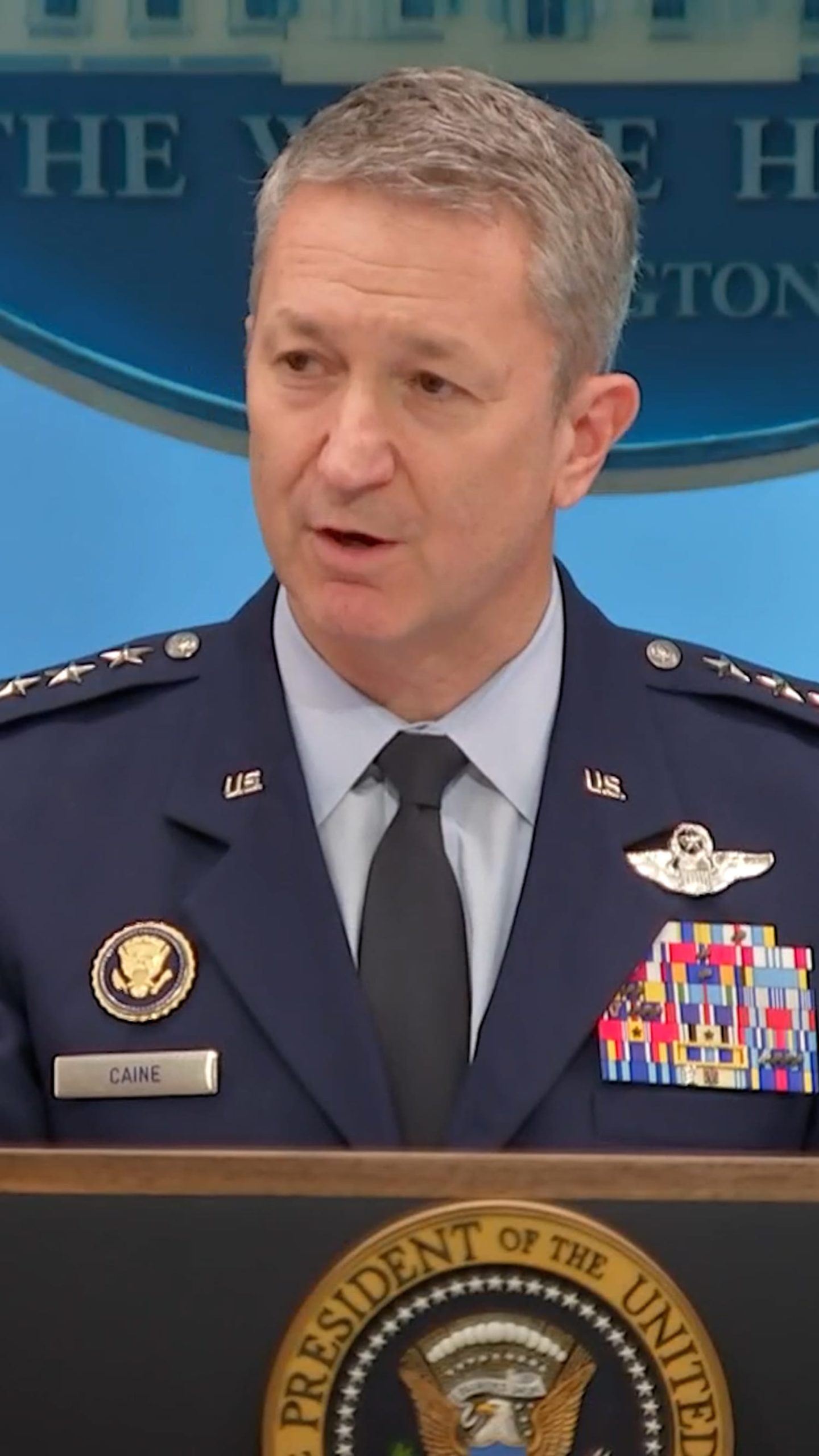 Gen. Caine breaks down timeline of U.S. airmen rescue