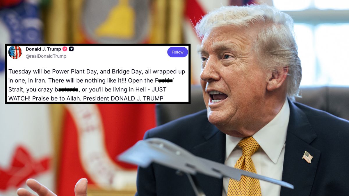 Did Trump share Easter post threatening Iran to open Strait of Hormuz or be ‘living in hell’?