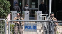 One gunman killed and two injured in shooting at Israeli consulate in Istanbul