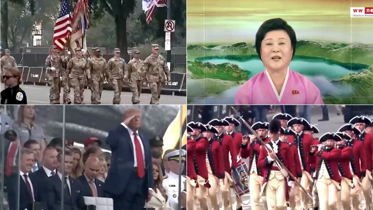 Don’t fall for claim North Korean news station made fun of Trump’s military parade