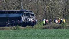 One dead as train travelling 99mph collides with lorry in France
