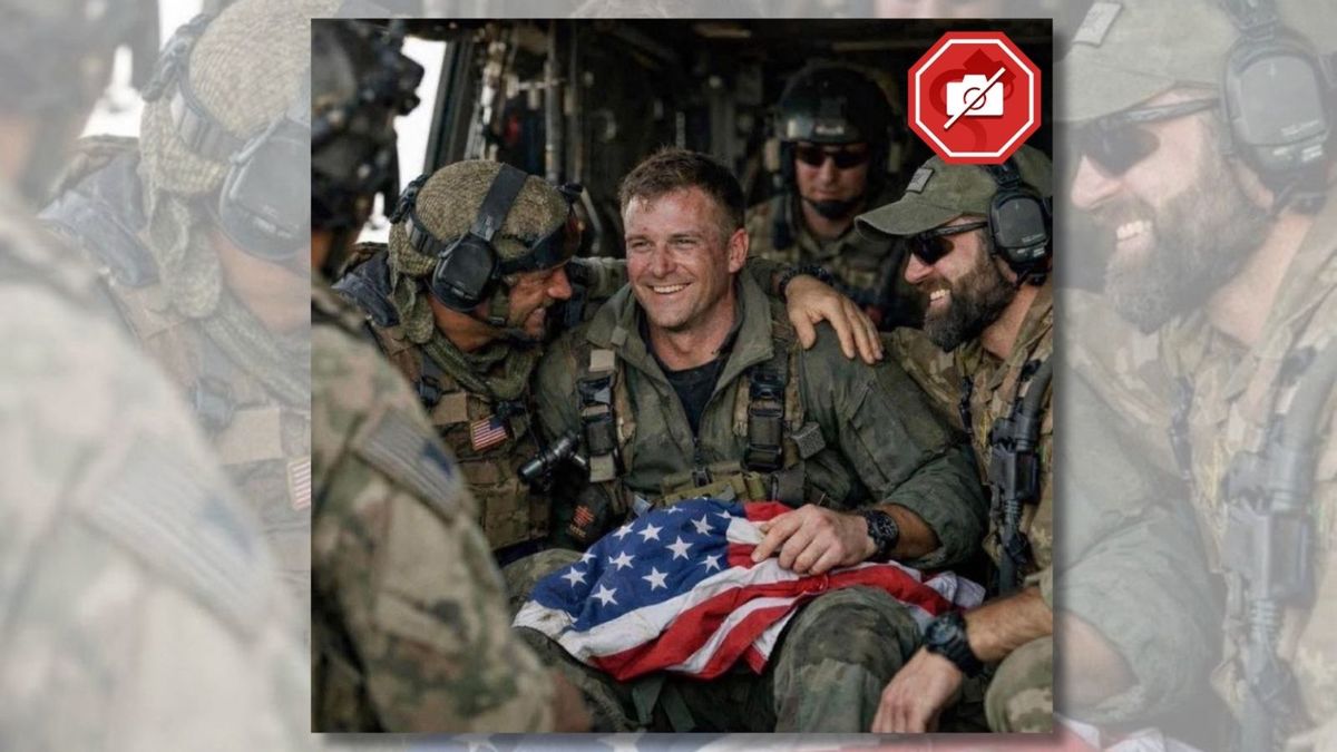 Image claiming to show US airman rescued in Iran is fake. Here’s the proof