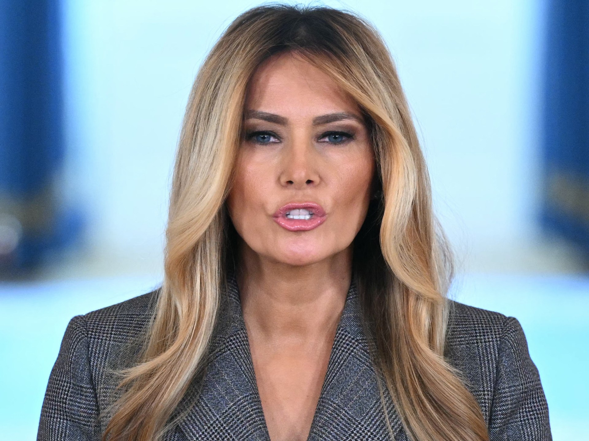 US First Lady Melania Trump denies connection to Epstein in rare speech