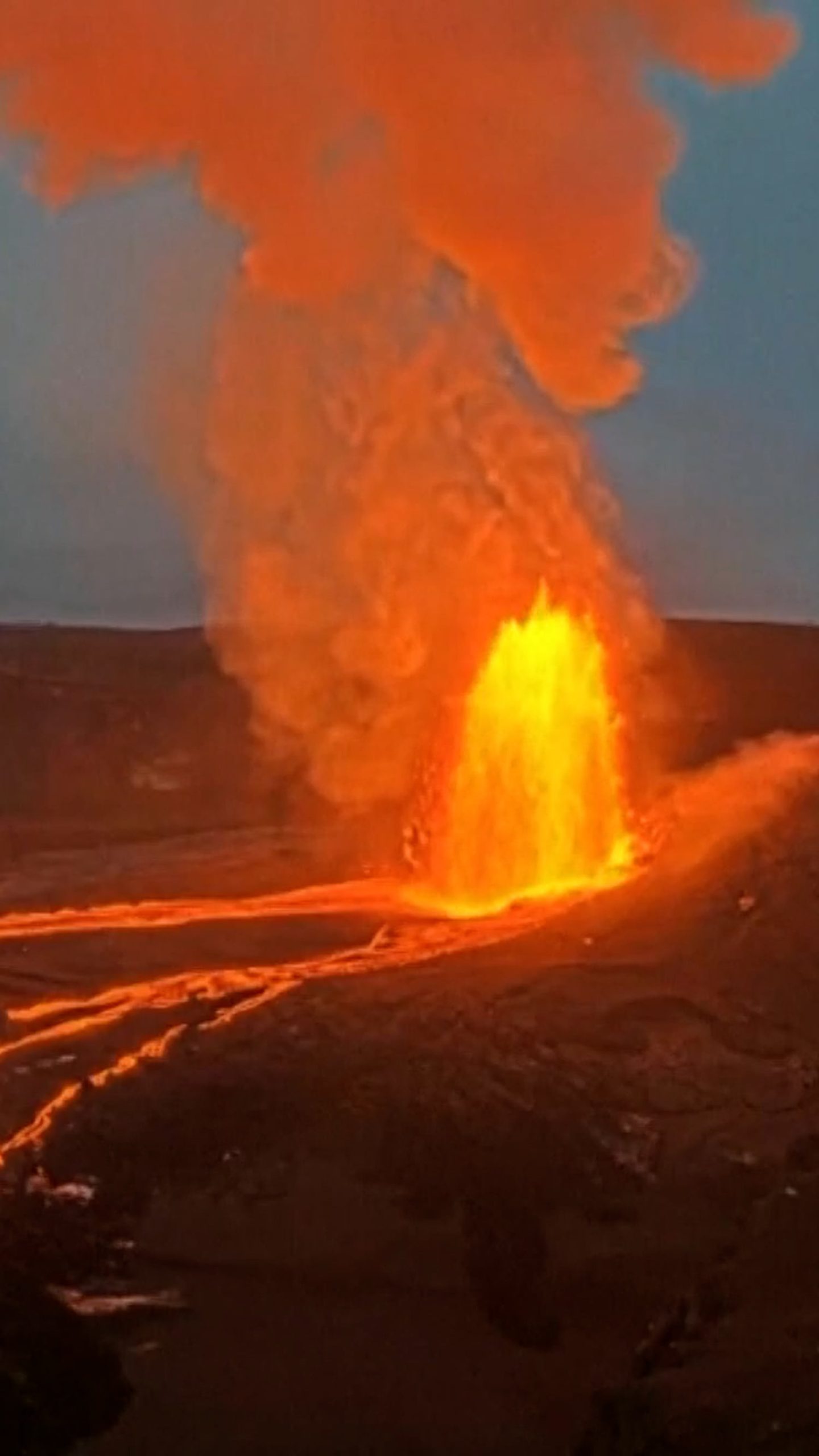 Kilauea spews lava as it erupts again