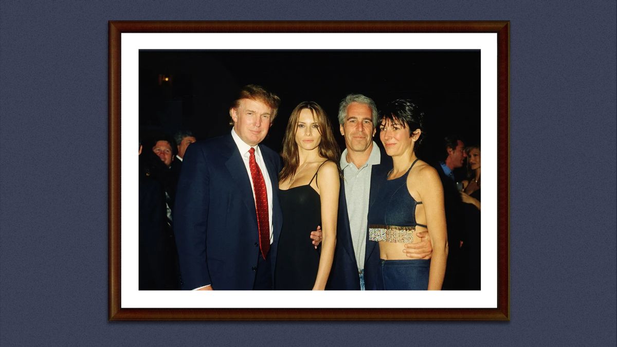 Real photo of Donald and Melania Trump with Epstein and Maxwell recirculates online