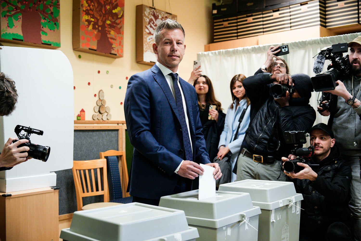 Viktor Orbán concedes election defeat in a blow to Hungary’s far right