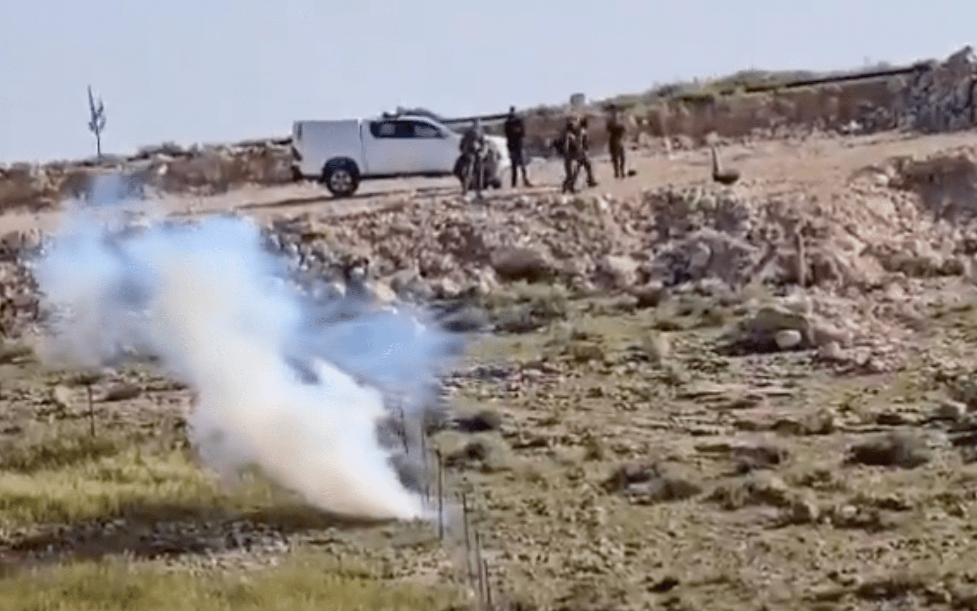 Israeli forces fire tear gas near Palestinian schoolchildren