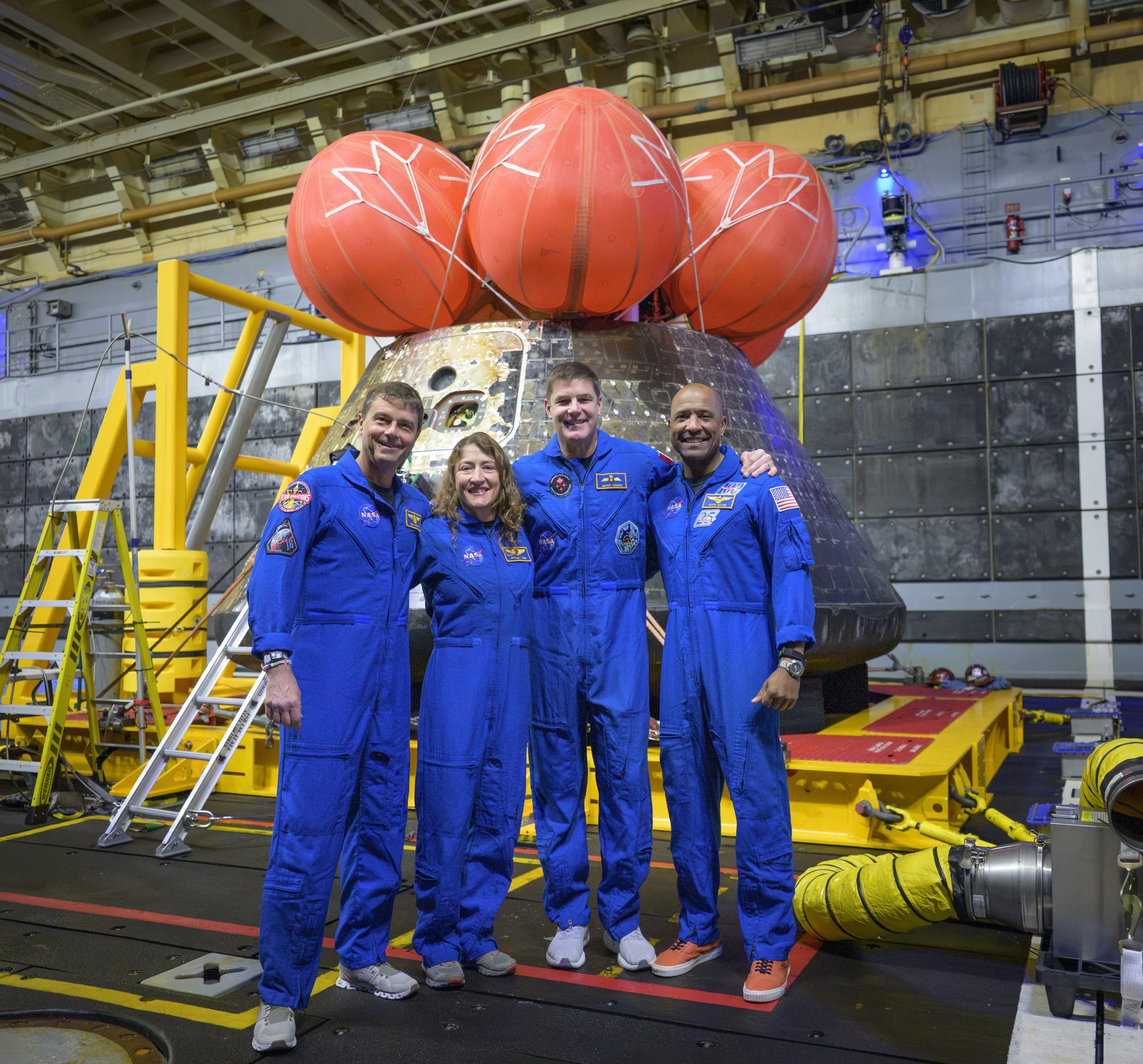 Artemis II Astronauts Aboard USS John P. Murtha