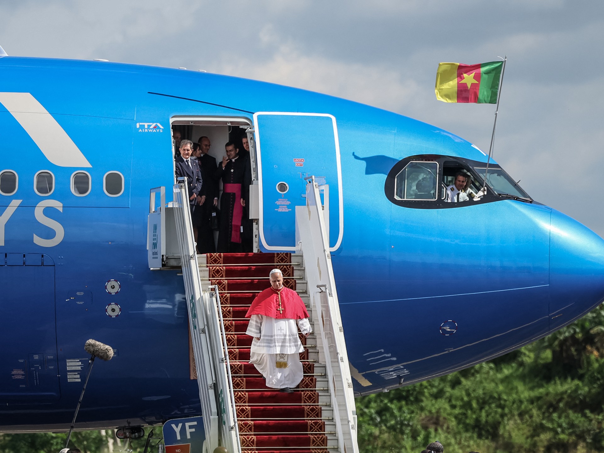 Pope Leo visits Cameroon with message of peace amid attacks from Trump