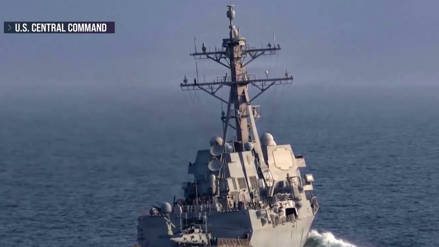 First images of U.S. blockade of Iran