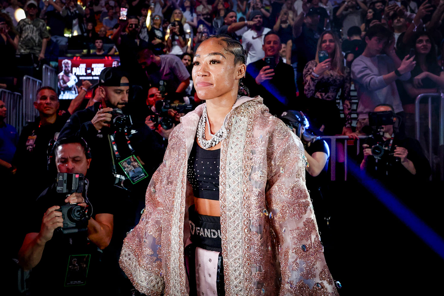 Alycia Baumgardner is fighting for gender equality for women in the ring