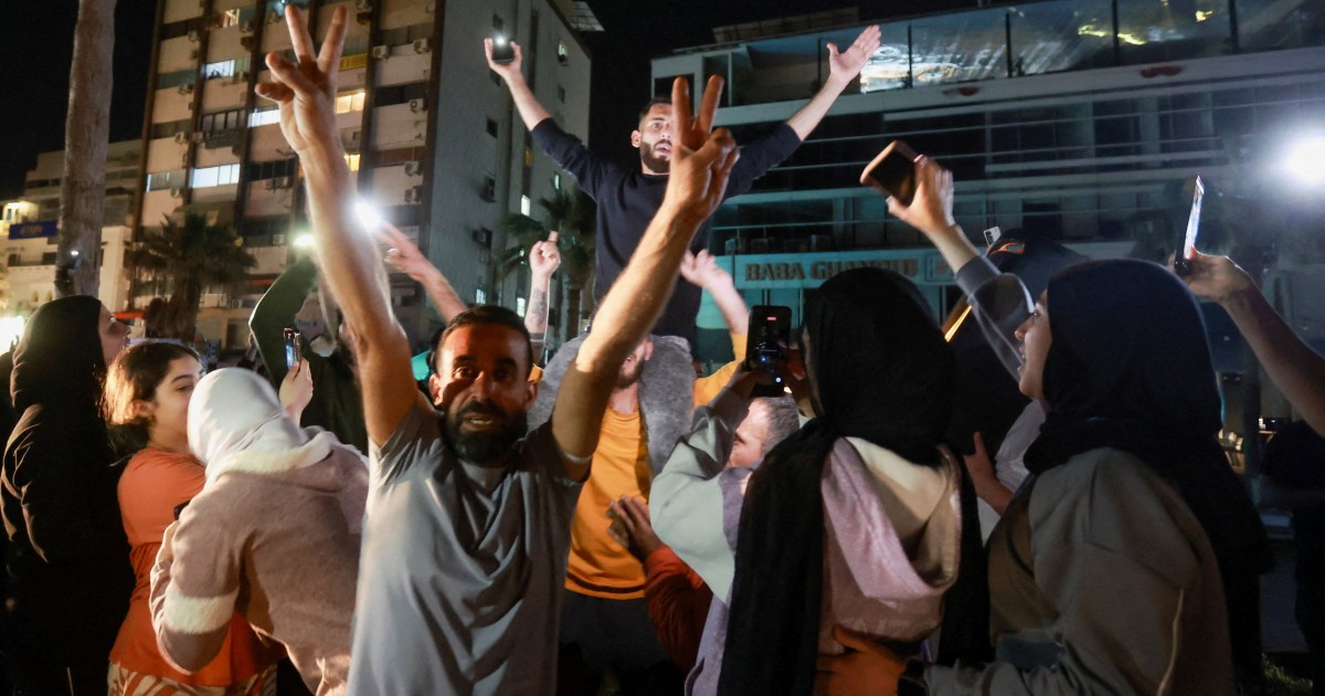 Celebrations in Lebanon as 10-day ceasefire with Israel begins
