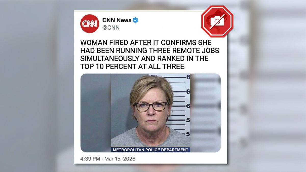 Was woman named Rachel Dorn fired for working 3 remote jobs at once?