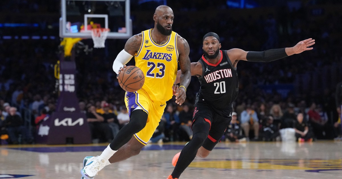 LeBron, Lakers shock Rockets with Game 1 win in NBA playoffs