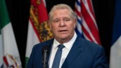 Ontario Premier Doug Ford agrees to sell $21m private jet following outcry