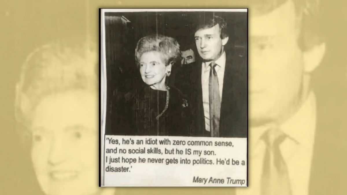 Rumor claims Trump’s mom once called him an ‘idiot’ who’d be ‘disaster’ in politics. There’s no proof