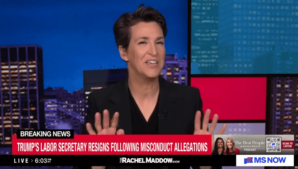 Rachel Maddow delivers withering send-off for ousted Cabinet member: ‘Hits kept coming!’