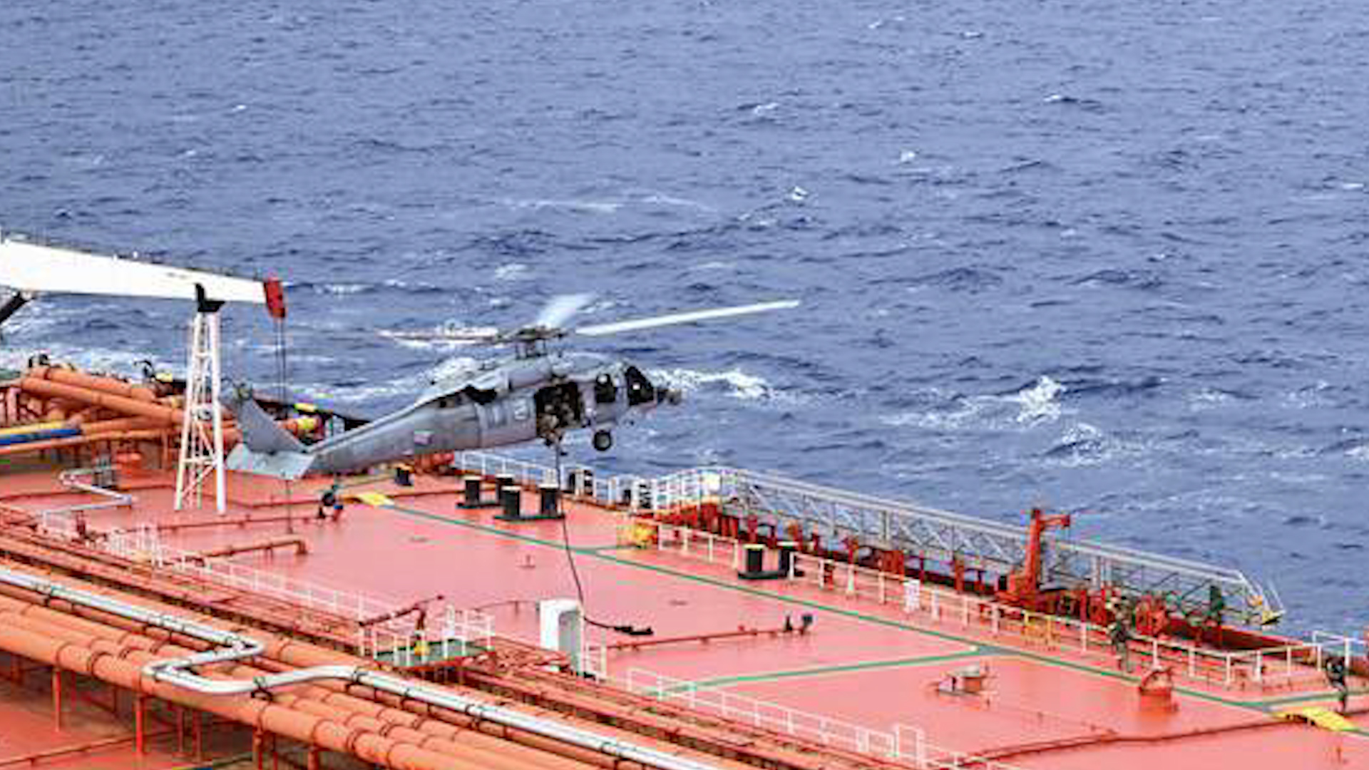 Video: US forces board sanctioned tanker in Asia Pacific