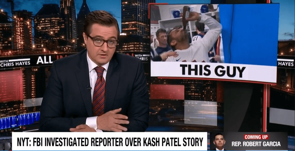 MS NOW’s Chris Hayes unveils mocking nickname as Kash Patel scandal deepens