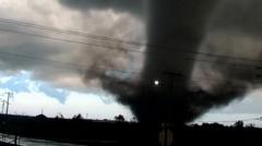 Watch: Powerful tornadoes barrel through northern Oklahoma
