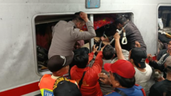 At least four killed and dozens injured in Indonesia train crash