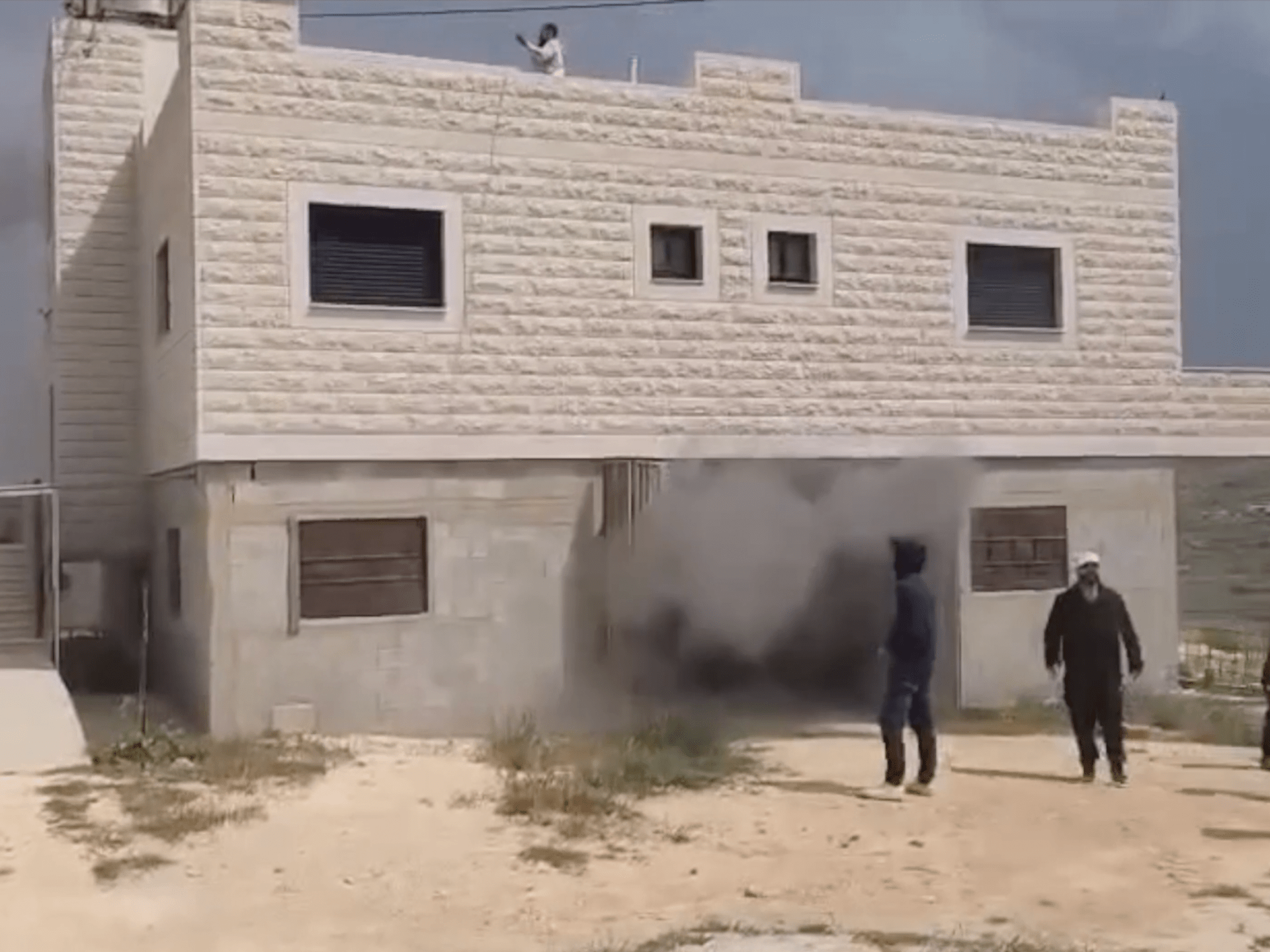 Israeli settlers attack Palestinians and set house on fire