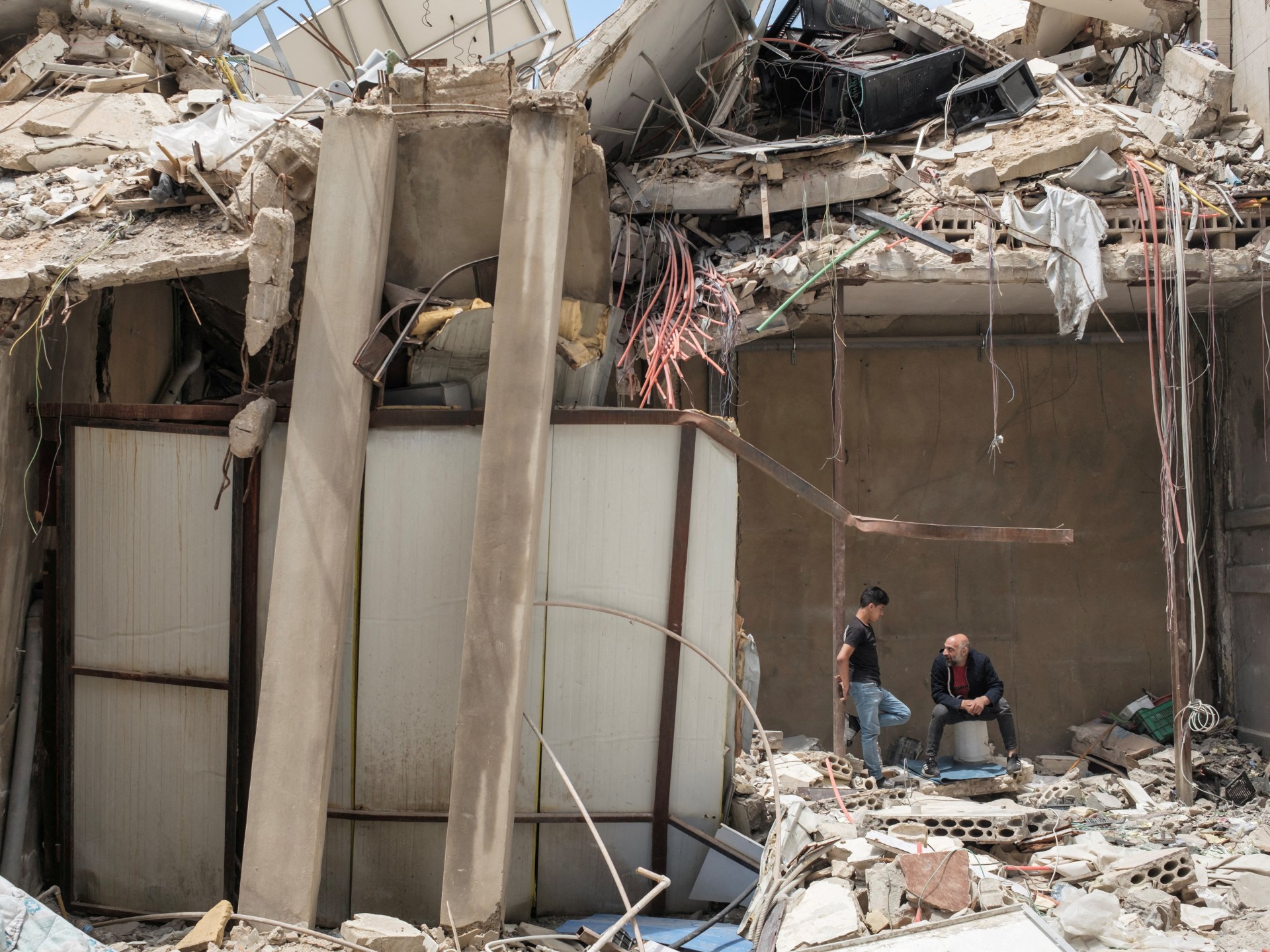 Iran war live: Trump says Tehran wants end to blockade; Israel kills medics