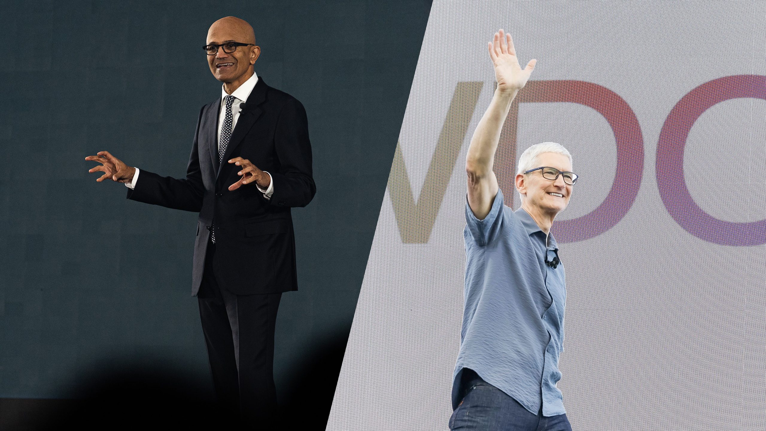 Who’s the better CEO, Apple’s Tim Cook or Microsoft’s Satya Nadella?
