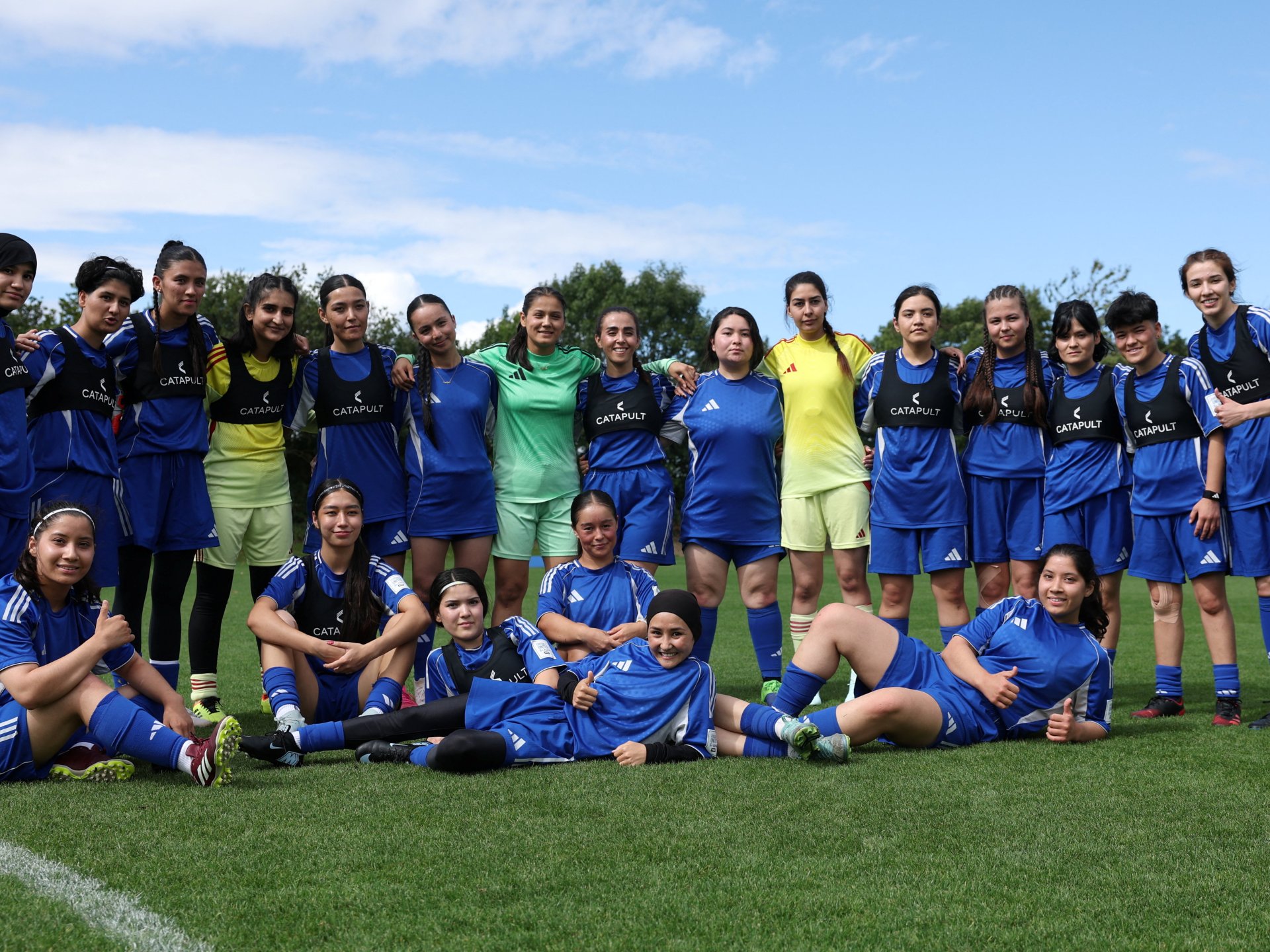 Afghan women’s refugee team allowed to play in FIFA tournaments