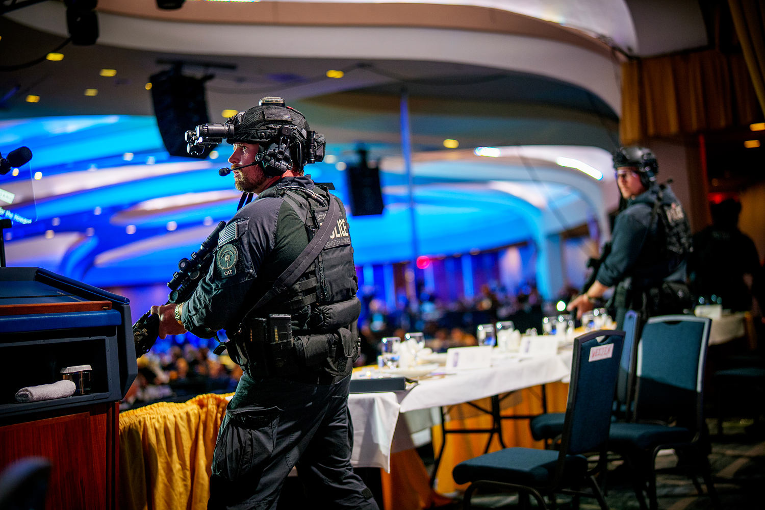 Secret Service officer was hit by gunfire from correspondents’ dinner shooting suspect, sources say