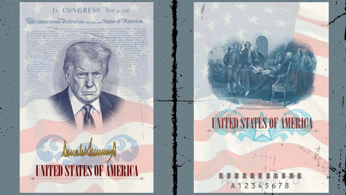 What to know about new US passport design with Trump portrait