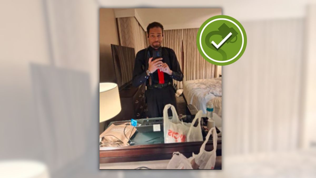 Selfie shows suspected White House correspondents’ dinner gunman shortly before shooting