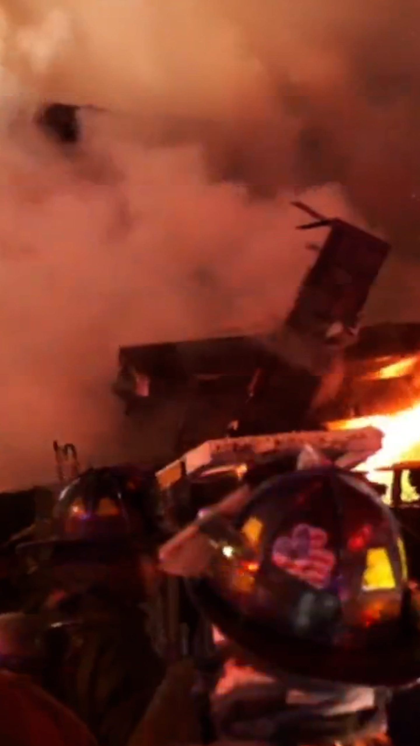 NYPD officers knocked off their feet by explosion