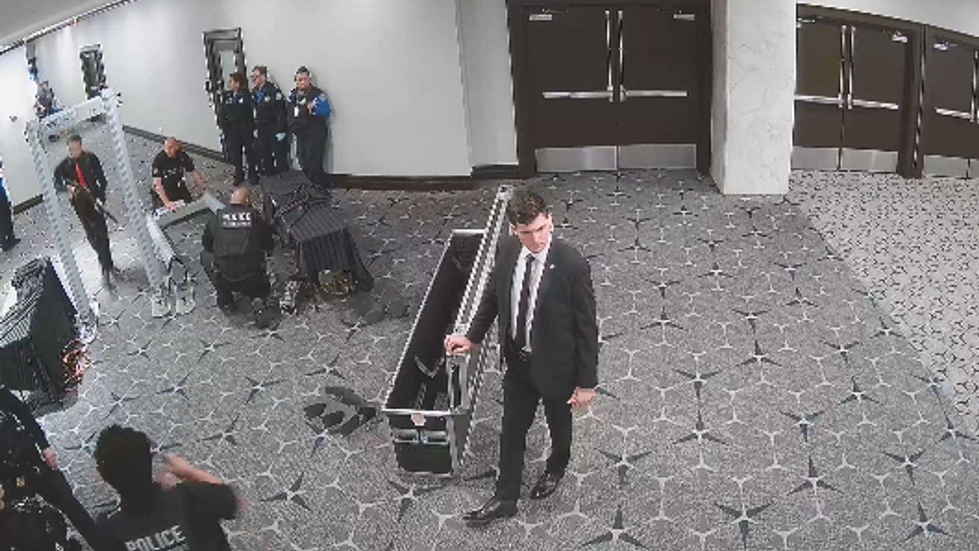 New footage shows alleged would-be Trump assassin storming security checkpoint