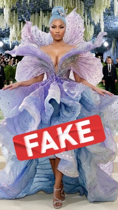 Fact check: Nicki Minaj, Lady Gaga and other fake Met Gala photos