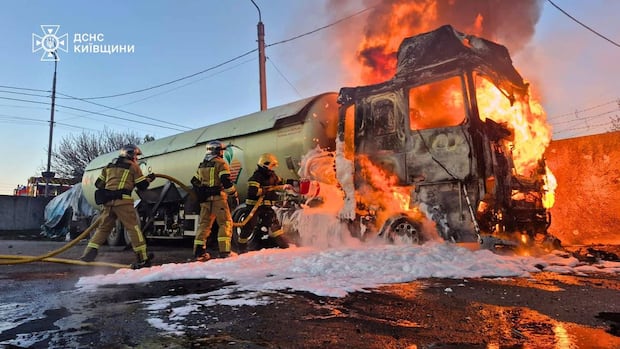Russian missile, drone strikes leave 22 dead in Ukraine in series of attacks