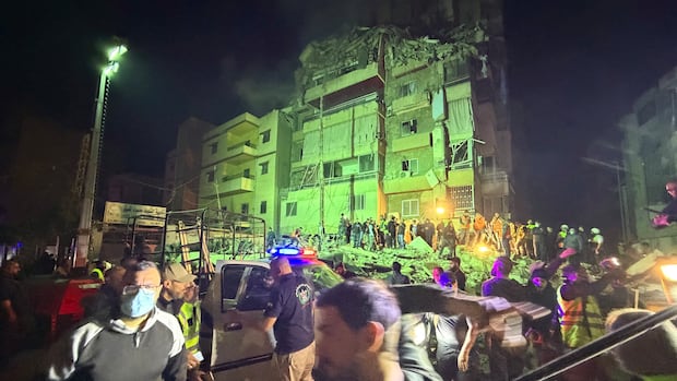 Israel strikes Beirut suburbs for 1st time since ceasefire was announced