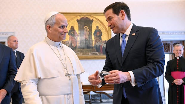 In meeting with Pope Leo, Rubio tries to minimize Trump’s attacks