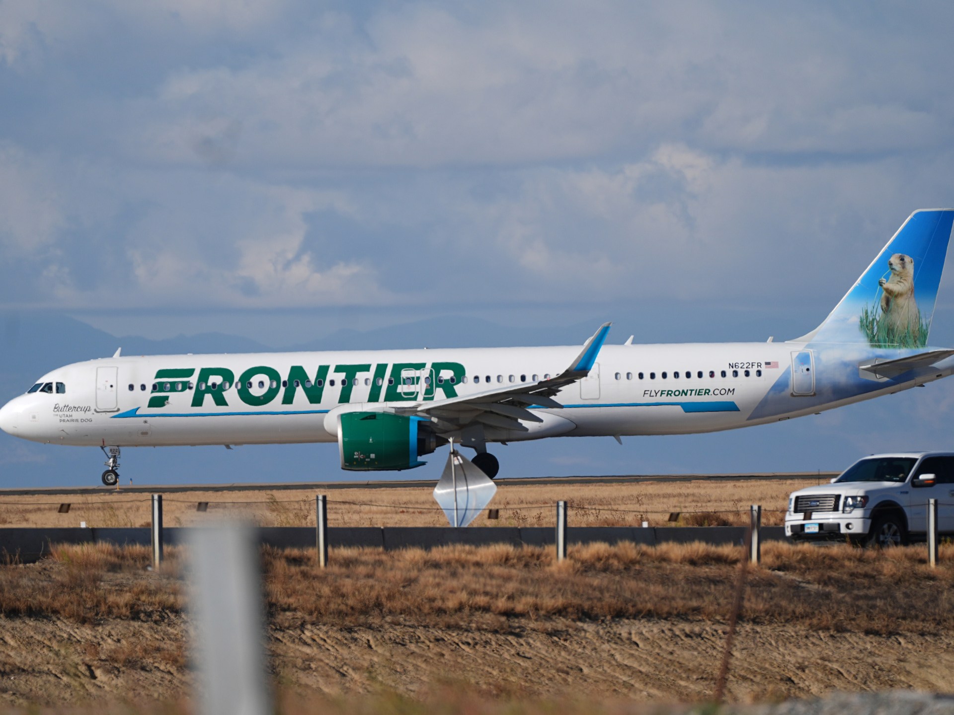 One dead in US after being struck by taking off Frontier Airlines plane