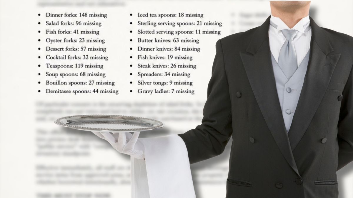 White House butler ‘memo’ about cutlery theft is fake. Here’s proof