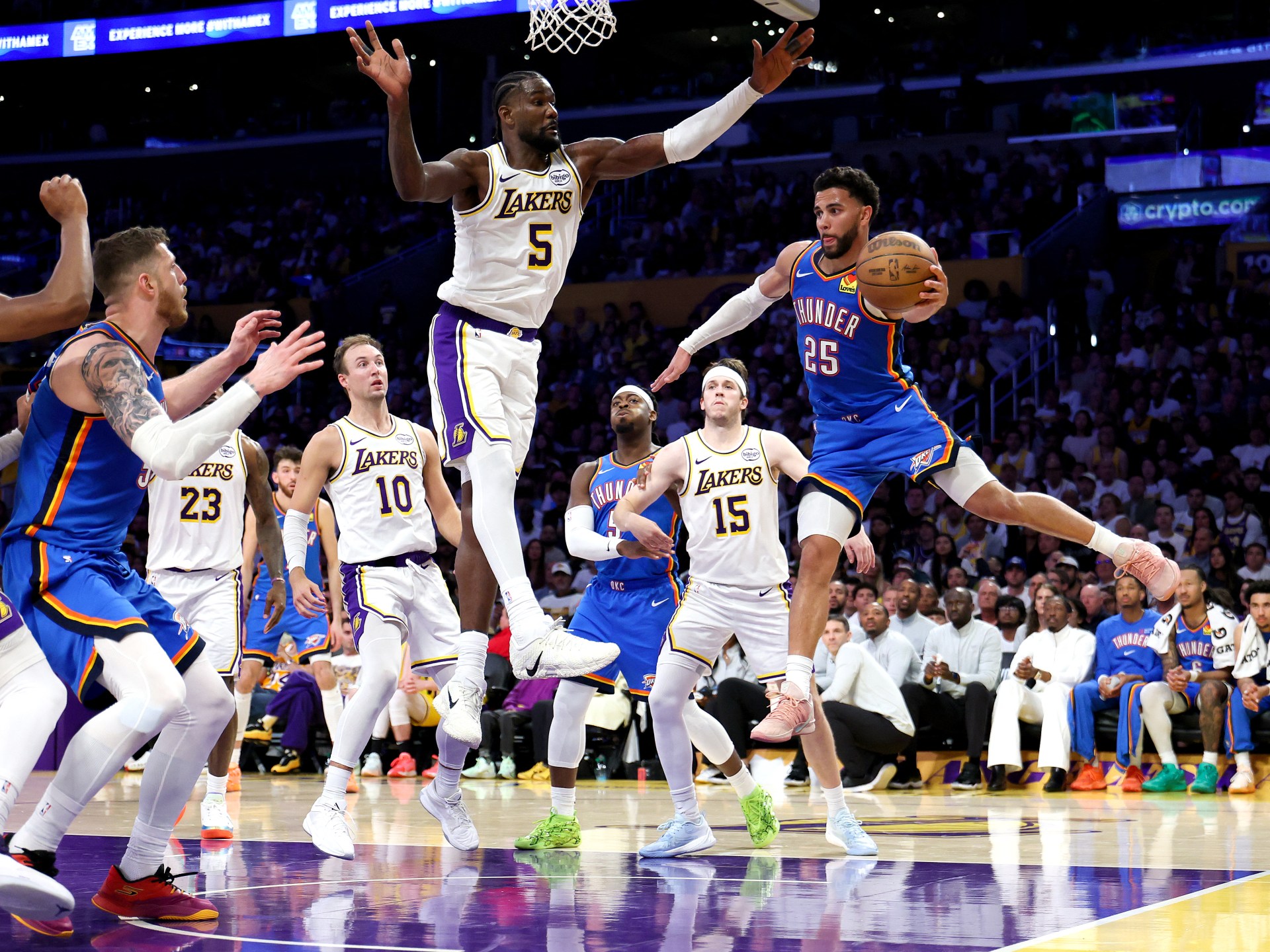 OKC Thunder bury LA Lakers to take 3-0 NBA Playoff series lead