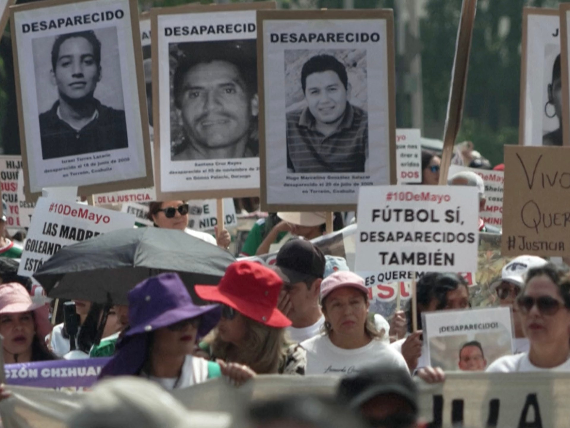 Mexicans demand justice for missing people on Mother’s Day