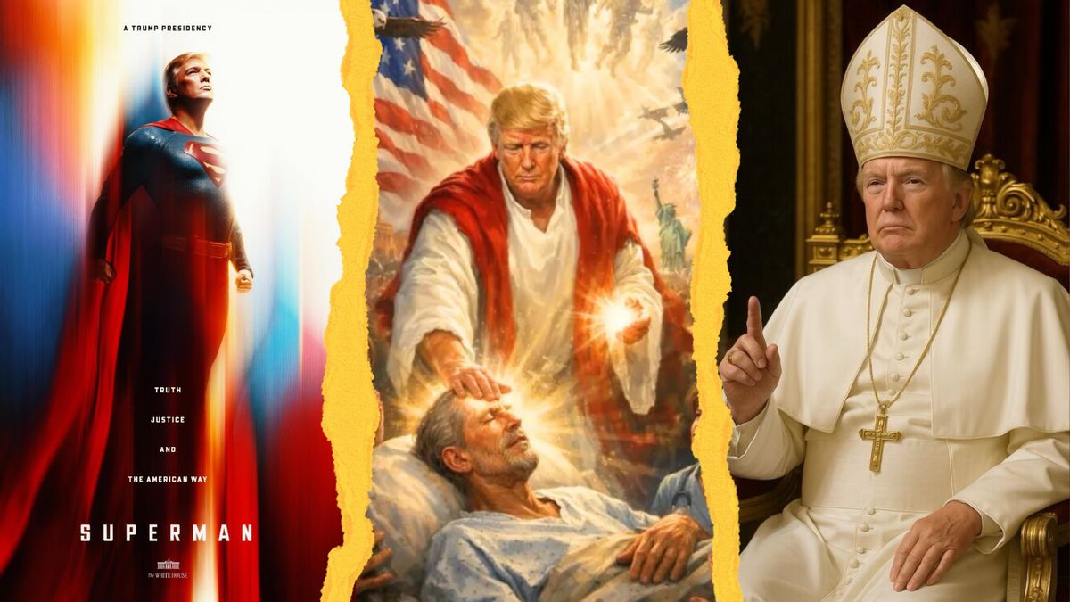 Trump, White House have embraced AI-generated content. Here are 9 examples they’ve posted