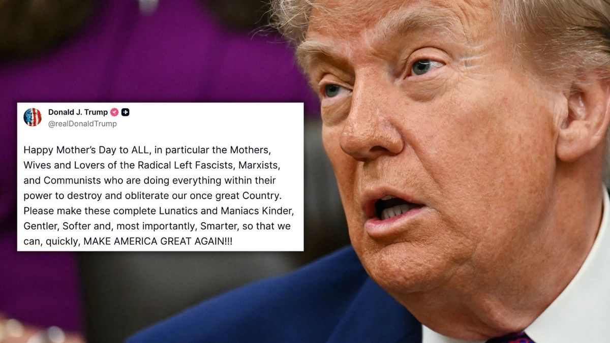 Did Trump once post Mother’s Day message about ‘radical left fascists, Marxists and communists’?