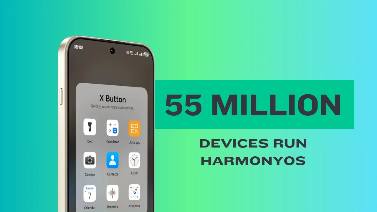 Restriced by the West, Huawei's Open Source HarmonyOS Now Powers 55 Million Devices