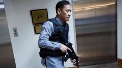 Lockdown in Philippine Senate after gunshots fired