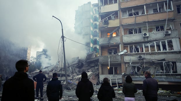 Russia launches missiles, drones at Kyiv overnight, Ukrainian officials say