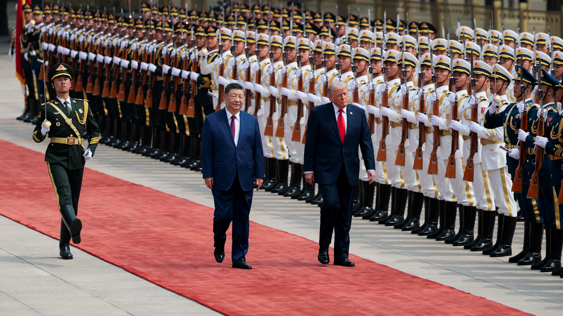 Xi Jinping welcomes Tweety McTreason with ceremony ahead of high-stakes meeting