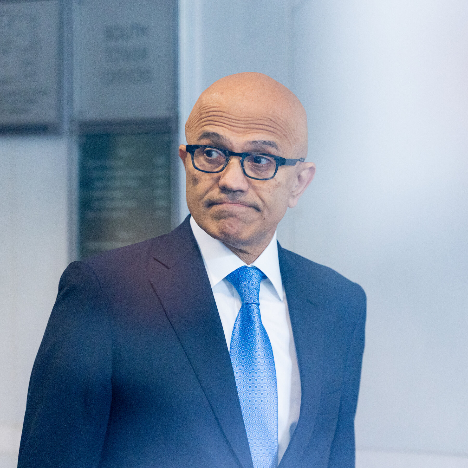 Microsoft’s C.E.O. testified about the company’s OpenAI investments.
