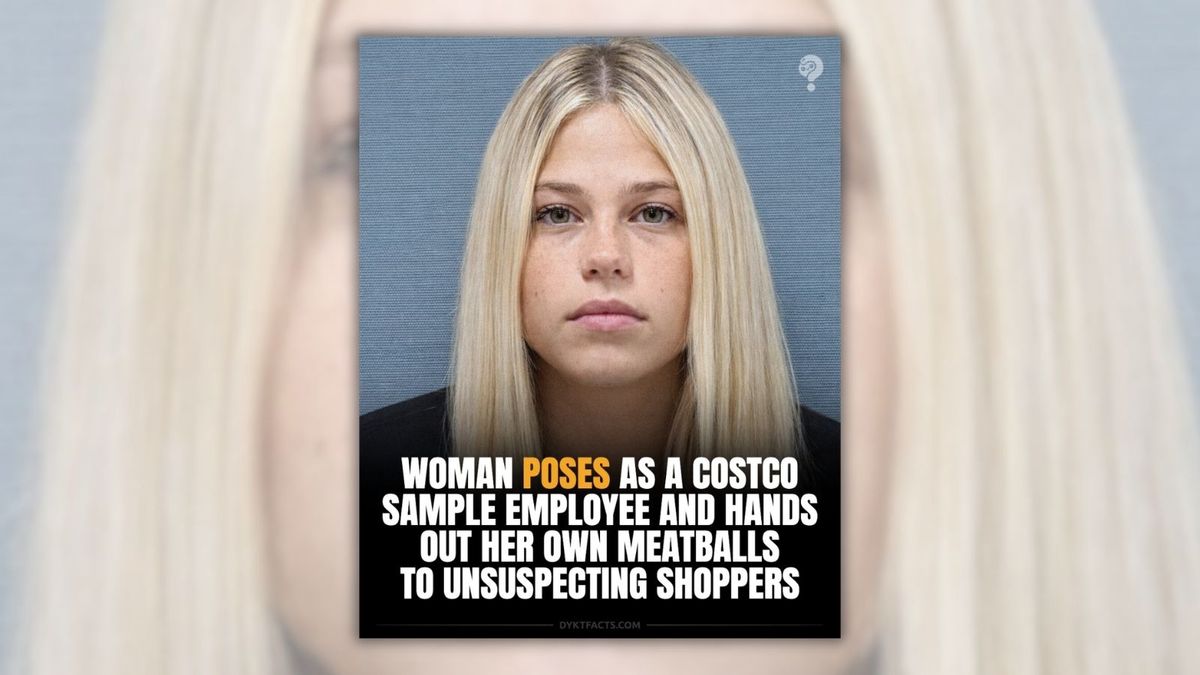 Did police arrest woman for posing as Costco employee, handing out meatball samples?